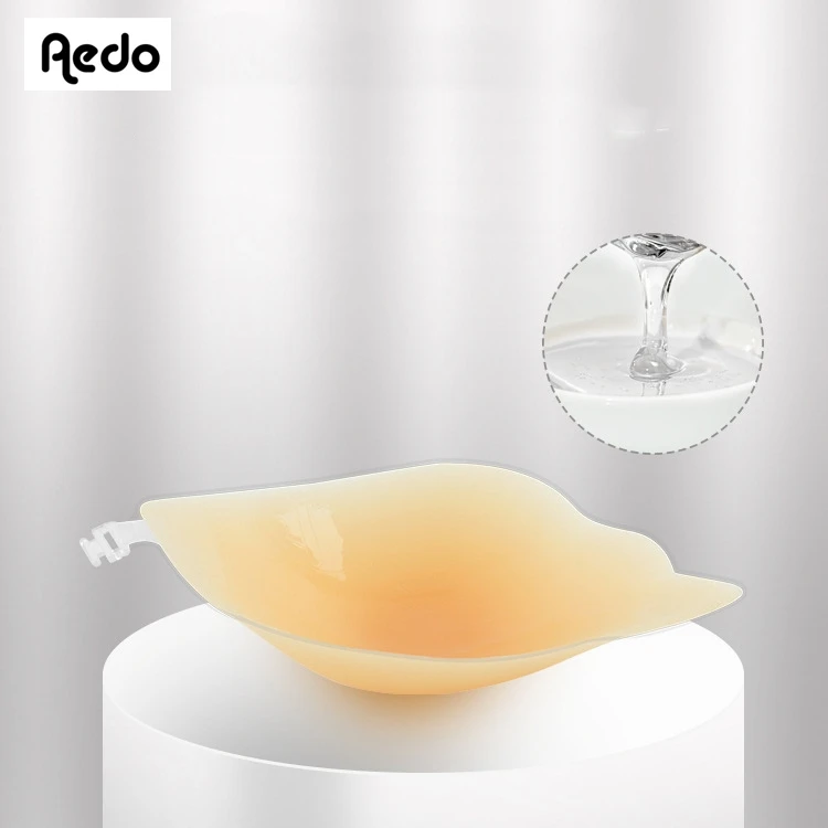 Aedo Wing New Shape 100% Silicone Self-adhesive Invisible Bra Women Sticky Reusable Front Clasp Push-up Seamless Nude Bra 6005GJ