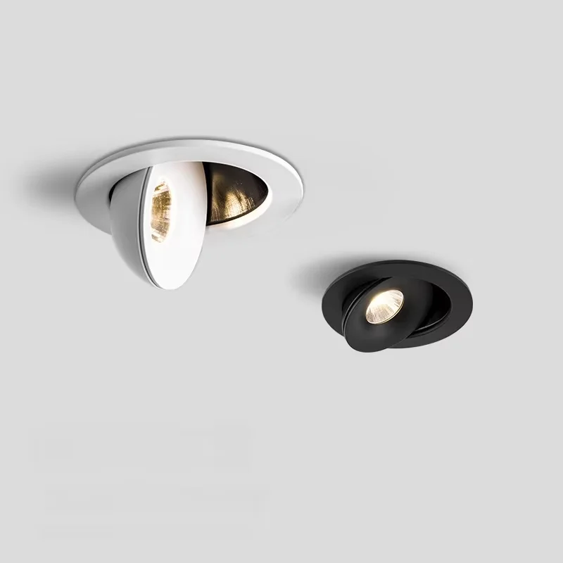Dimmable Spot Light 360&deg; Adjustable Led Downlight Recessed Ceiling Lamp AC110V 220V For Living Room indoor lighting led ceiling light ceiling light dimmable spotlights led light source