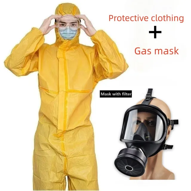Chemical protective clothing, full body protection, biochemical protection, laboratory safety