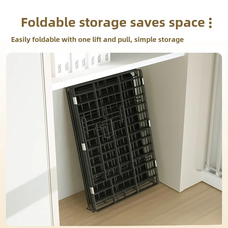 Cat Cage, Household, Double Layered, Three Story Cat Villa, Large Space, Nest with Toilet, Foldable Pet Cage