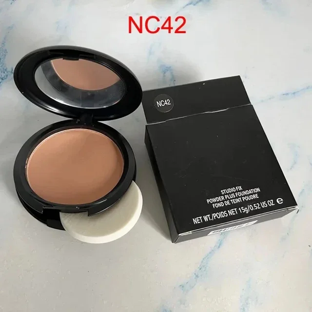 Pressed Powder Face Makeup 15g Foundation Fond De Teint Poudre