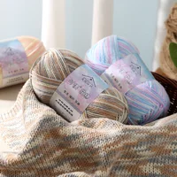 50g/Set Milk Cotton Yarn DIY Cotton Threads Hand-Knitting Thread Soft Warm Baby Wool For Hand Knitting Crochet Yarn 2