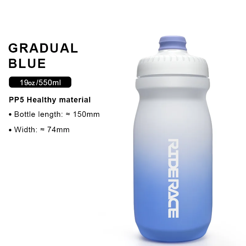 Bisiklet Su Şişesi PP5 Tatsız Hafif Açık Hava Sporları Sıkılabilir Matara Bisiklet Su Şişesi Taşınabilir Bisiklet İçecek Kabı