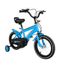 Vélo pour enfants de 14 pouces avec roue d'entraînement pour garçons et filles de 2 à 5 ans, vélo pour enfants réglable en hauteur blanc/jaune/rouge/bleu 4