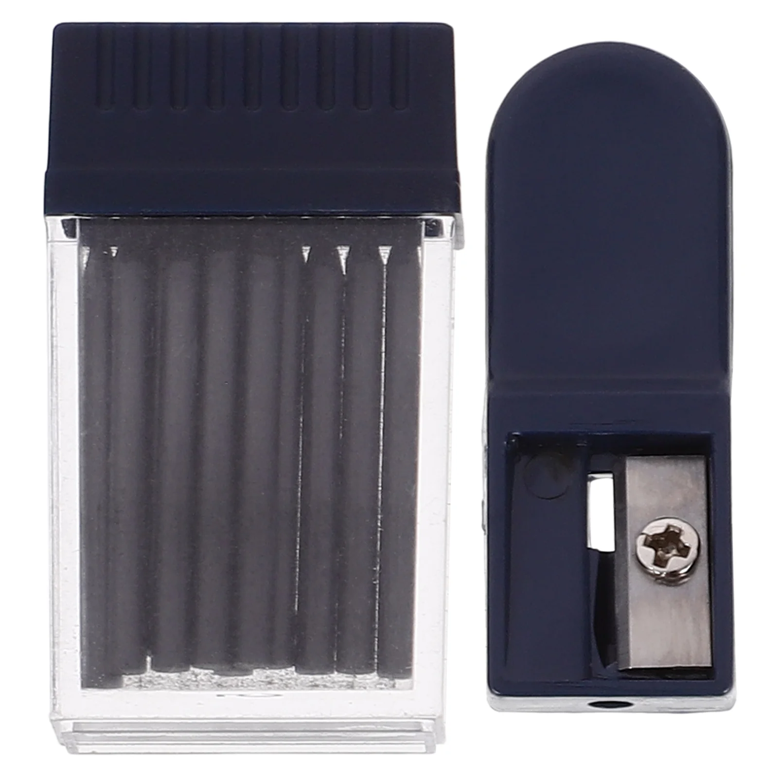 

2mm Compass Core Replacement Pencil Lead Stationery with Pencil Sharpener for Students Drafting Tools Compasses Tool