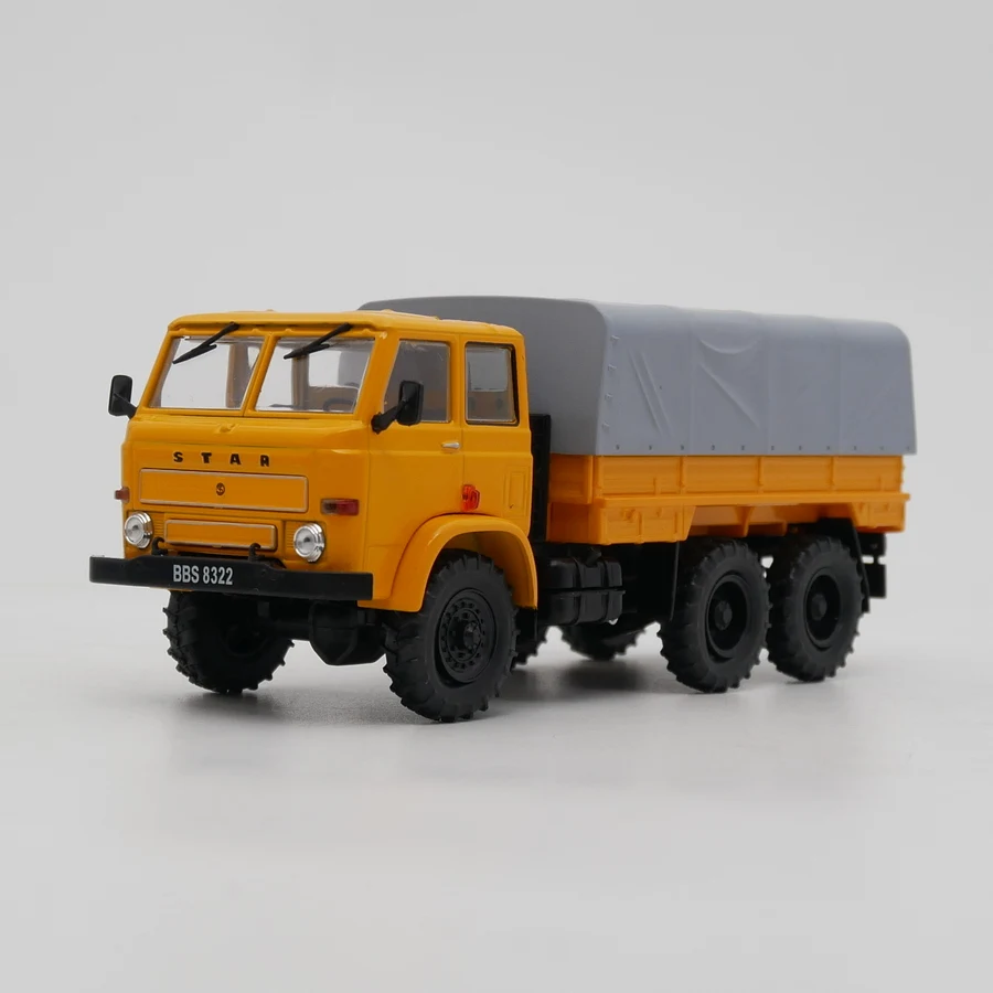 

1:43 Scale Diecast Alloy Star 266 Polish Box Truck Transport Vehicle Toys Cars Model Classics Adult Gift Souvenir Static Display