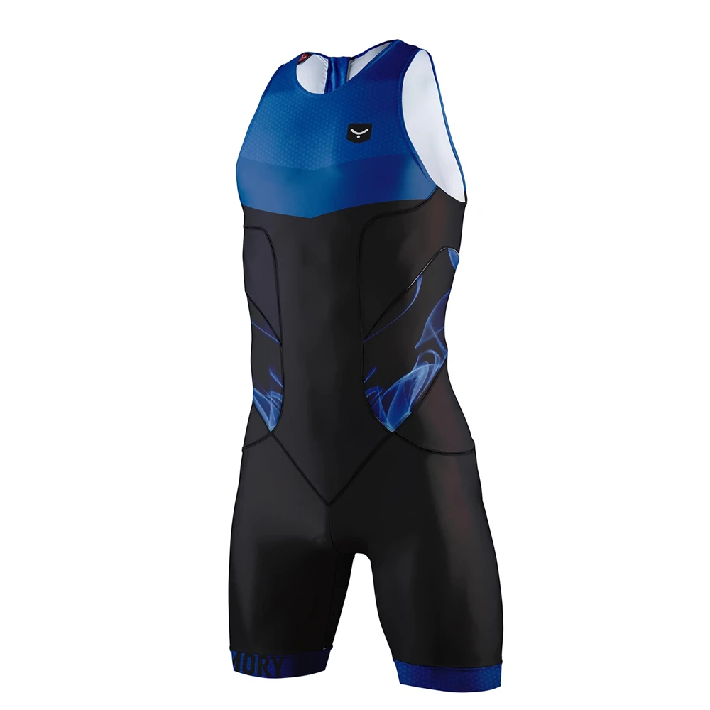 Tuta Da Triathlon Uomo VOXCAUTQ – Body Manica Corta In Tessuto Traspirante Con Tasca E Sedile Ergonomic