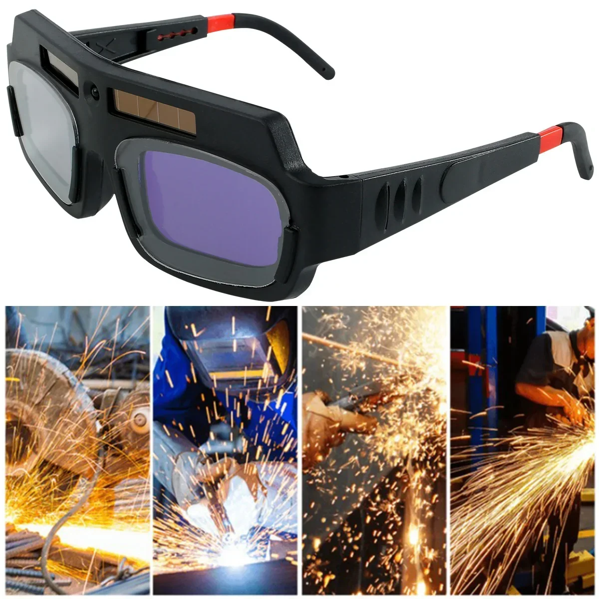 Auto Darkening Dimming Welding Glasses Anti-glare Argon Arc Welding Glasses Welder Eye Protection Goggles Tools for