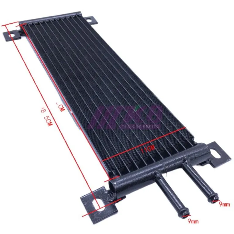 Oil Cooler Aluminum Transmission Oil Cooler 12 Row Automatic Stacked Plate Radiator oil cooler kit,aluminum radiator,aluminum radiator kit