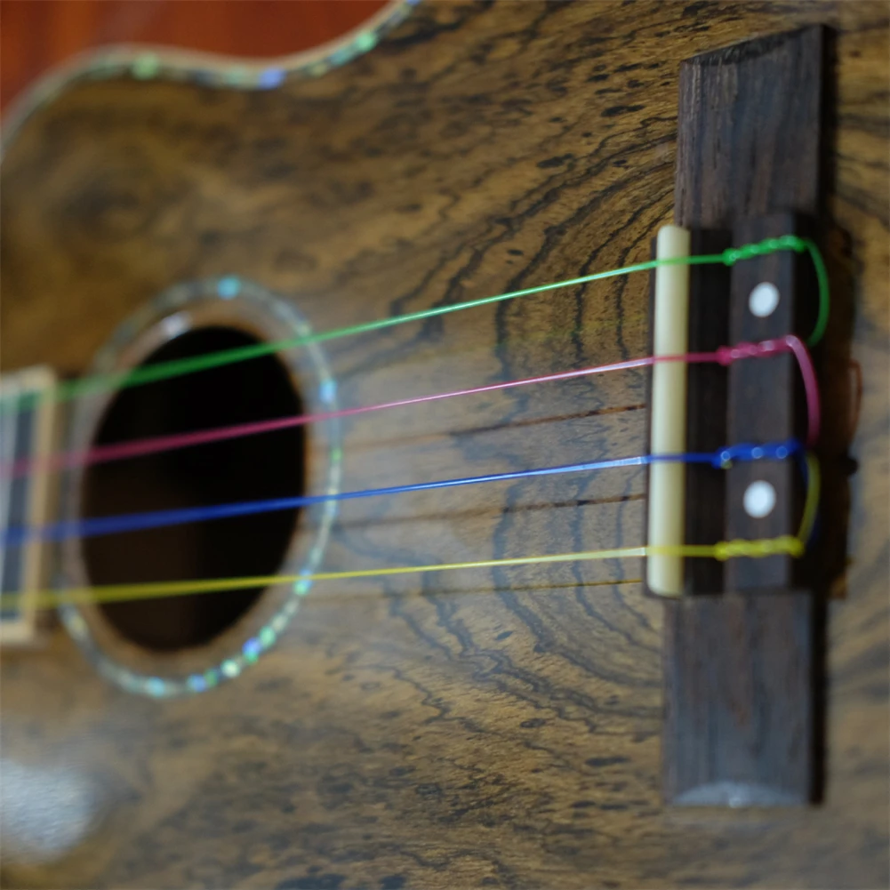 

Ukulele Strings Set Nylon String Colourful Ukulele Replacement Accessories Musical Instruments Stringed Instruments Guitar