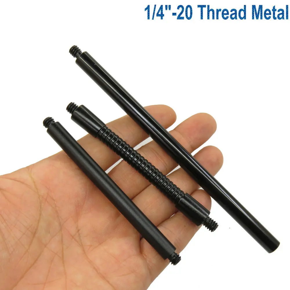 Extender Tube 1/4"-20 Thread for DSLR Camera Photo Studio Accessories or Gas Lantern Gas Tank Rod Lamp Outdoor Camping Picnic extender tube