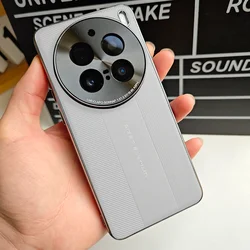 Luxury Fashion Electroplating Leather Case with Hardware Lens Cover and Shockproof Protection for Vivo X200 Ultra (Light purple)