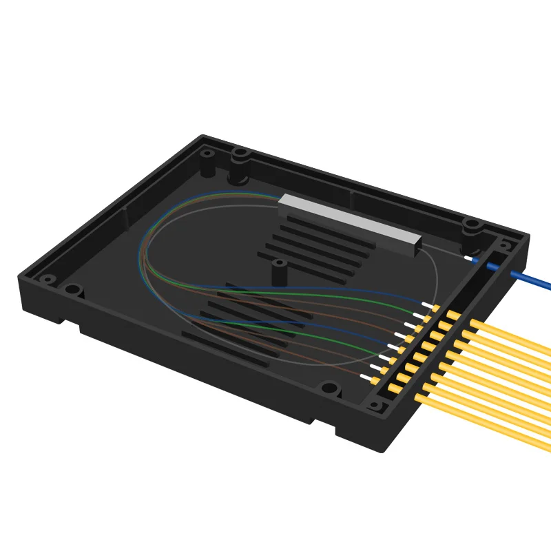 Fiber Optical Splitter 1-2 Fused Fiber Splitter Optic Pigtail Communication System Tapered Box LC/UPC