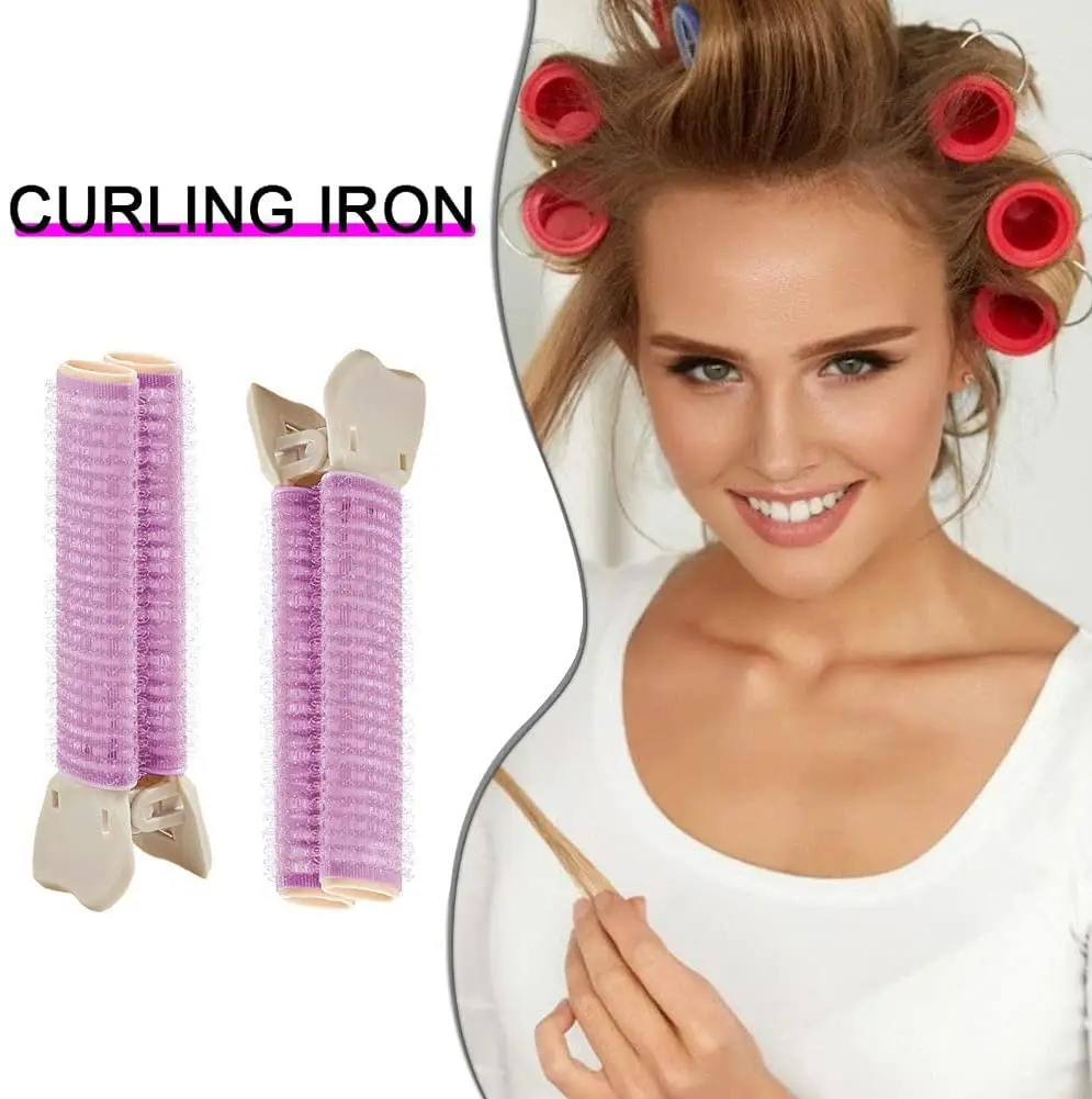 2pcs Hair Root Fluffy Clip Hair Root Curler Rollers Clips Self Grip