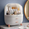 ECOCO Large Capacity Cosmetic Storage Box Makeup Drawer Organizer Jewelry Nail Polish Makeup Container Desktop Storage Box 2