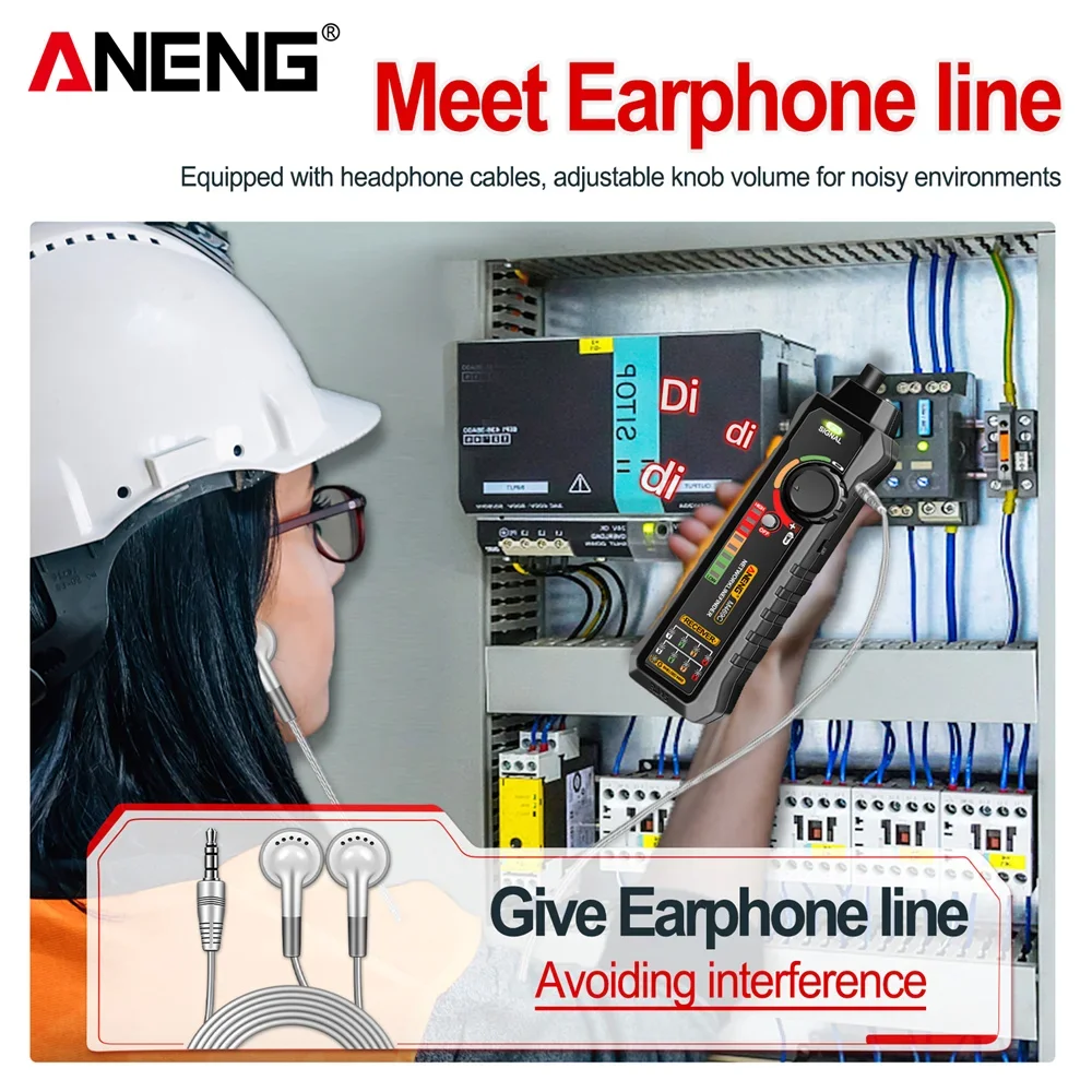 ANENG M469C Multifunction Smart Network Cable Finder RJ45 RJ11 LAN Cable Tester Finder Wire Tracker Receiver Network Repair Tool