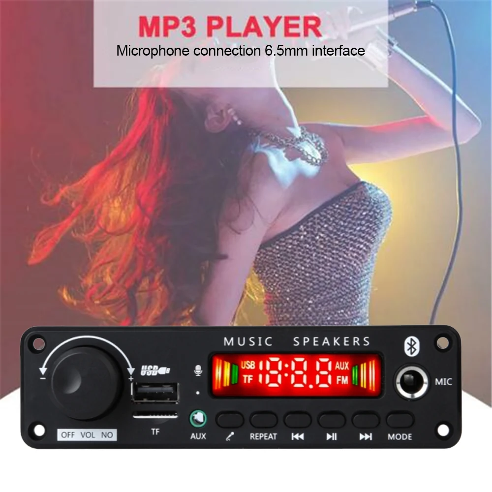 Bleu Carte D'amplificateur De Son Compatible Bluetooth Récepteur Stéréo