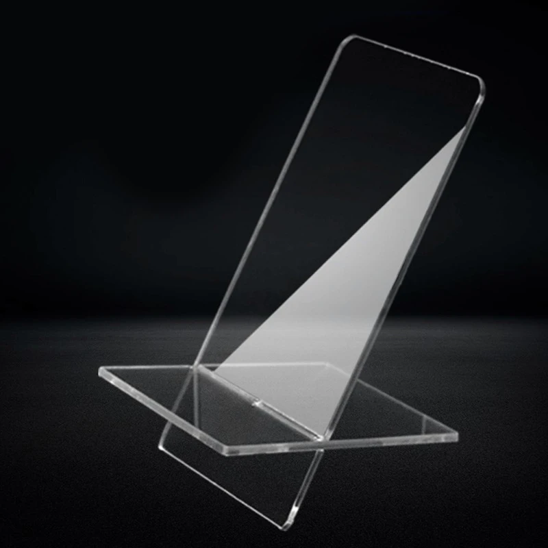 Transparent Cell Phone Holder Acrylic Display Stand Clear Rack Stand For Cell Phone Display For Samsung/Huawei/Xiaomi For Iphone