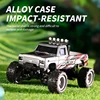 Mini Rc Truck With Trailer Mobile App Controlable 1:64 Metal Alloy Proportional Remote Control Car Christmas Gift 2.4GHz 4