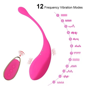 Powerful Vibrating Egg Wireless Remote Control  Sex Toys Female Wearable G-Spot Vibrator Love Egg Jump Goods for Adults 18 Women 2