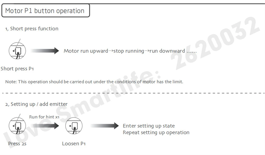 Dooya-Motor tubular para persianas venezianas de alumínio,