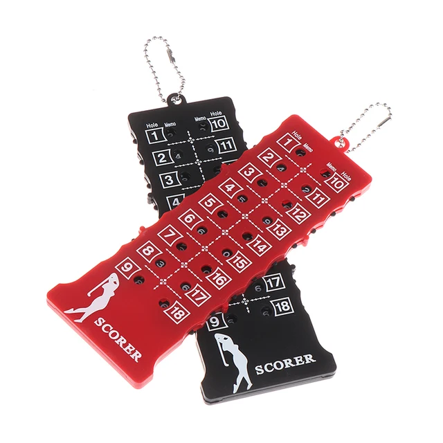 18 Hole Golf Stroke Putt Score Counter Golf Score Indicator With Key ...