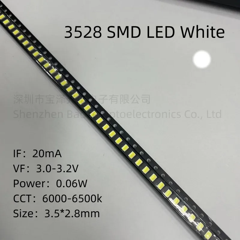 ตัวเลือกสินค้า LED หลากสี 100 ชิ้น สำหรับงานไฟฟ้า
