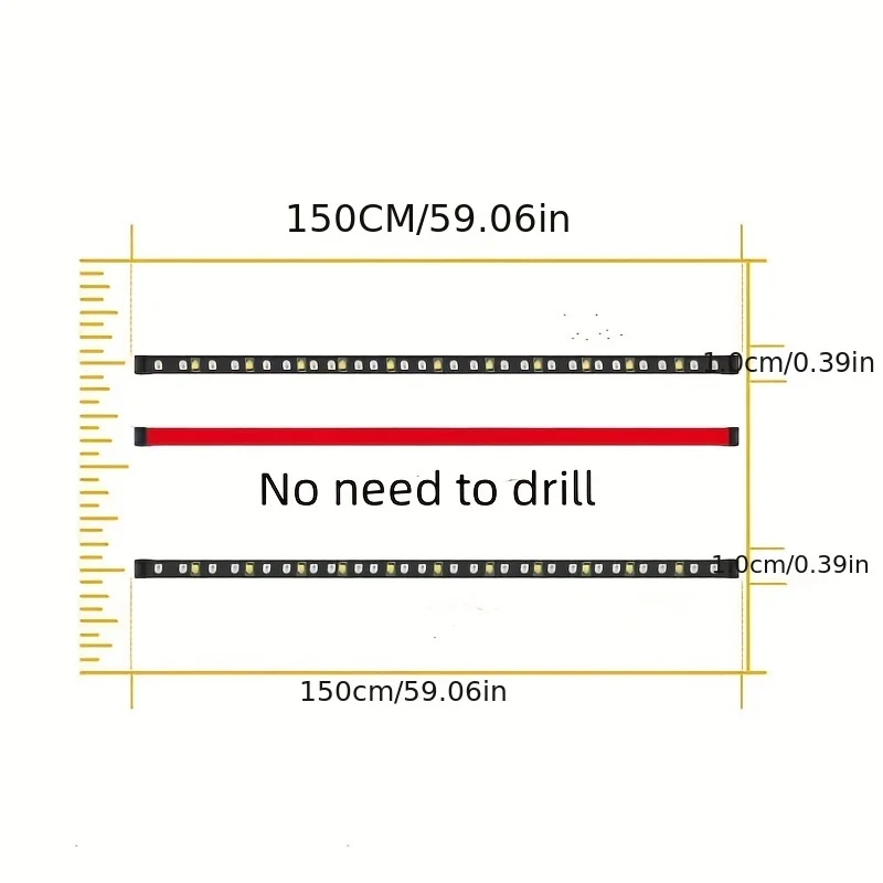 รูปสินค้า 60 นิ้ว LED ไฟท้ายกระบะ บาร์แสงสว่าง Tailgate สำหรับรถบรรทุก