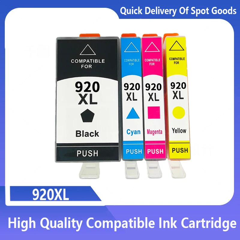 

920 Compatible Ink Cartridge For HP 920XL For HP920 Officejet 6000 6500 6500A 7000 7500 7500A Printer With Chip