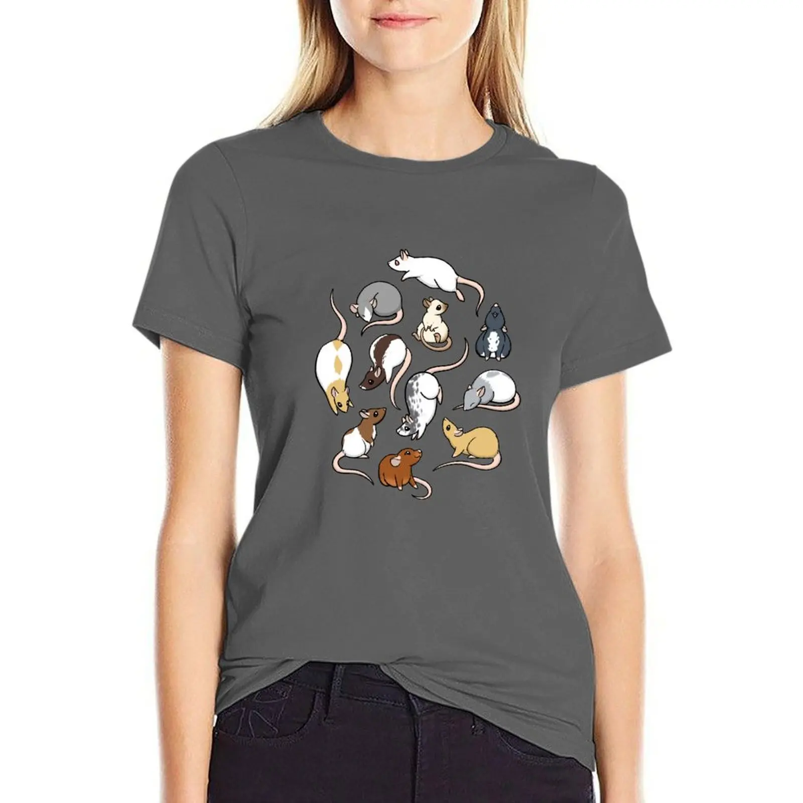 

Rats T-Shirt black t-shirts for Women Womens graphic t shirts