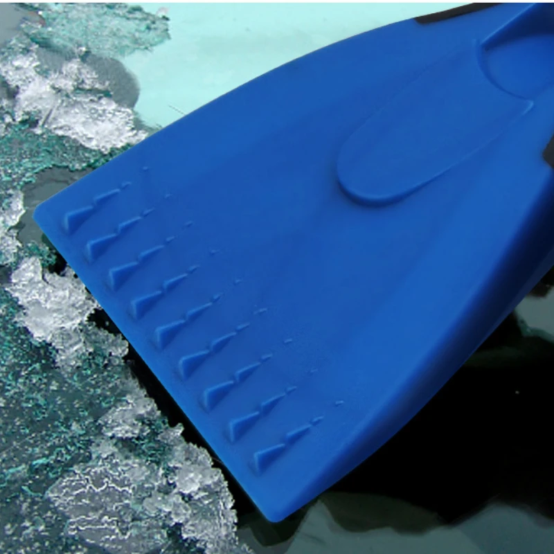 Portable Car Ice Scrapers Winter Car Windshield Snow Brush Soft Non-slip Handle Ice Scraper Snow Shovel Removal Accessories