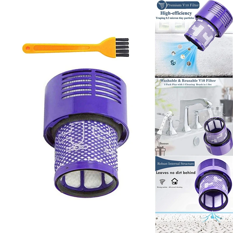 Filtro Lavabile Unità Hepa Per Dyson V10 Sv12 Cyclone Animal Absolute