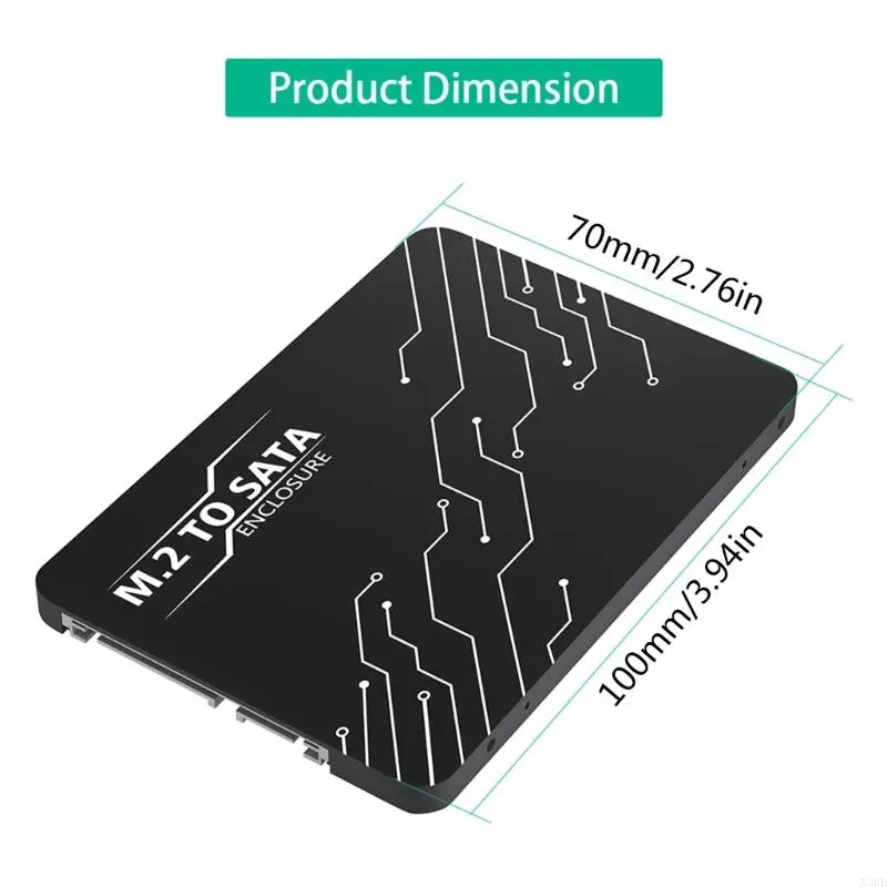 N3UD Key NVME to Sata Adapters SATA To NVME Converters Reader Card Converters 2.5inch Hard Drive,Support SATA3.0
