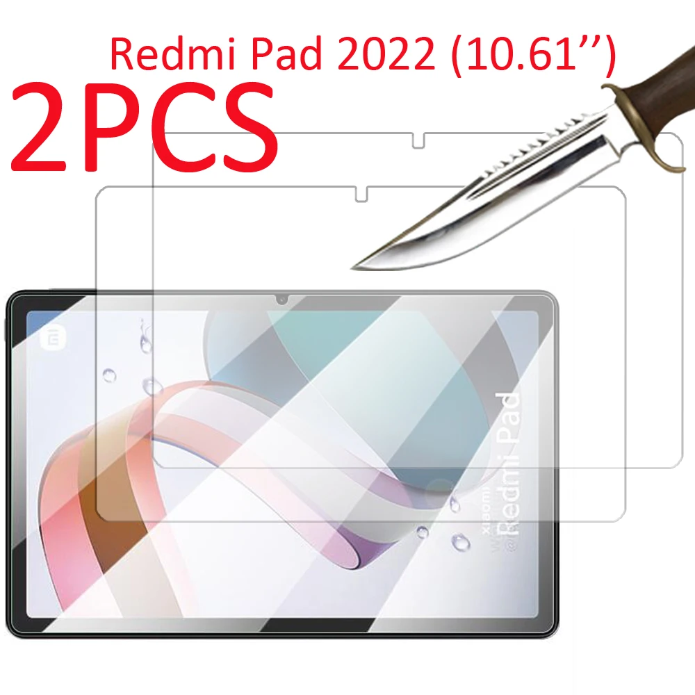 

2 шт., защитная пленка для экрана Xiaomi Redmi Pad 2022 дюйма