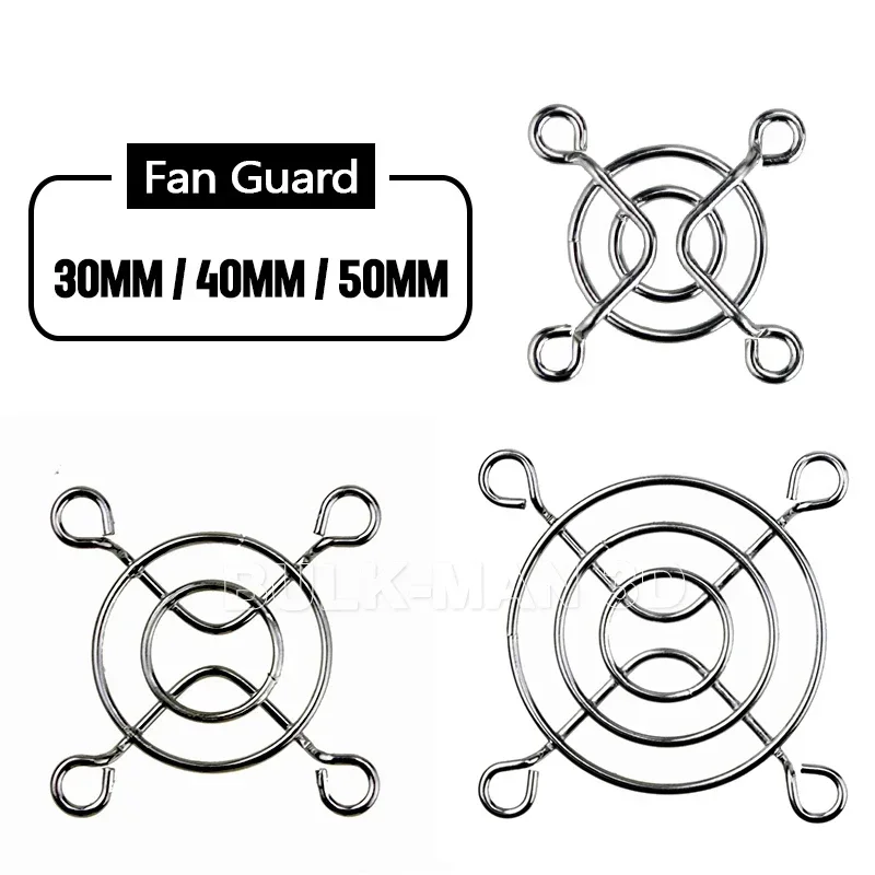 10pcs/lot Openbuilds 30mm 40mm 50mm Metal Fan Guard Protective Grill For Fan 3d printer accesoires 3d printer fan guard