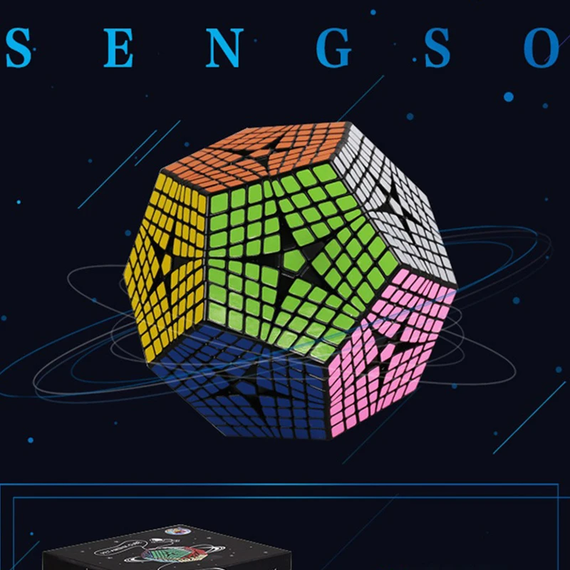 Shengshou 8x8x8 Megaminx Magic Cube Puzzle SengSo Magic Cube 8x8 Dodecahedron Megaminxeds Toys 2