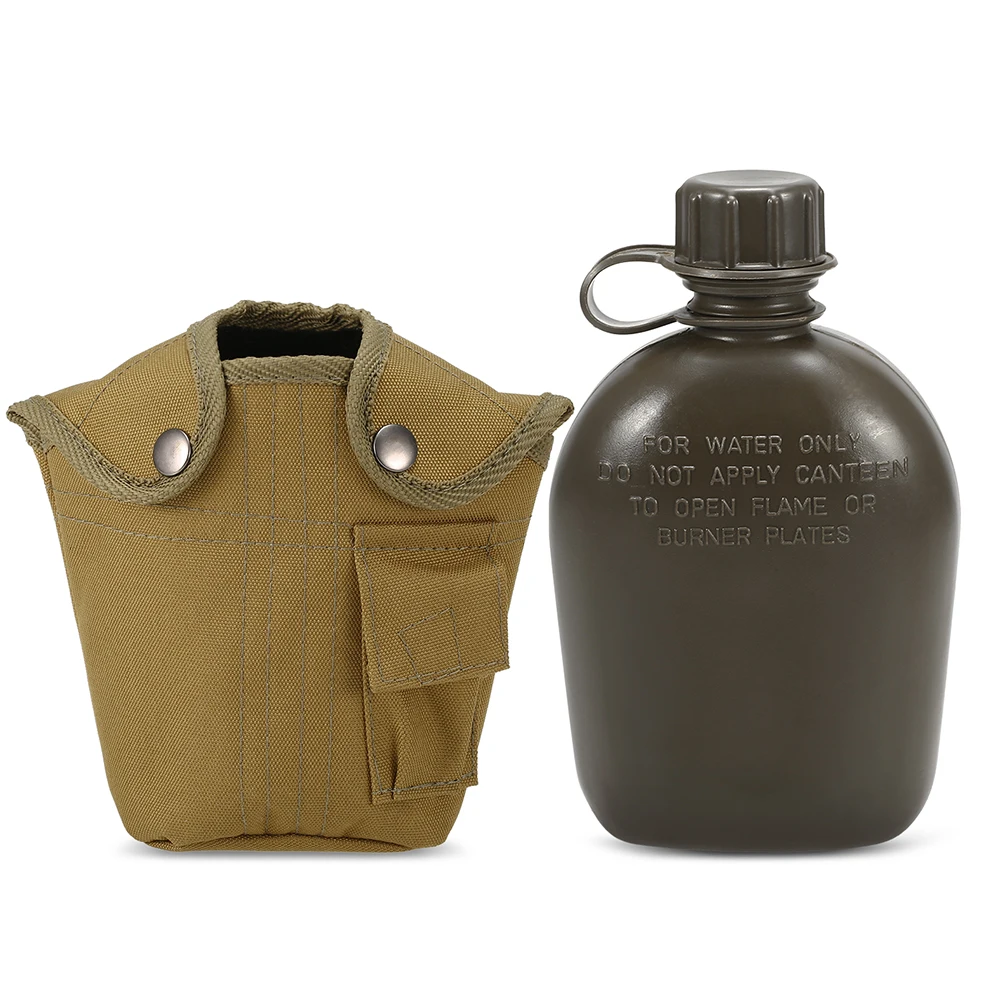 Gourde Militaire Cantine Armée - Bouteille D'Eau Avec Sangle De Transport - Occasion
