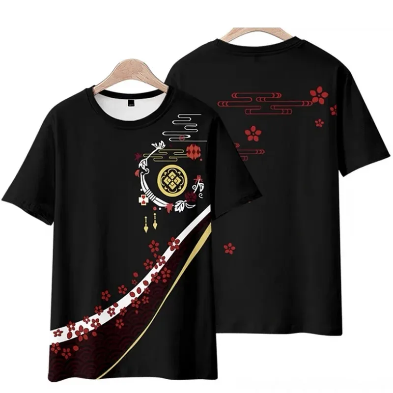 Touken ranbu 3d t-shirt cosplay game anime sport men women t-shirts tops o-neck short sleeve boy girl t-shirts shirt clothes
