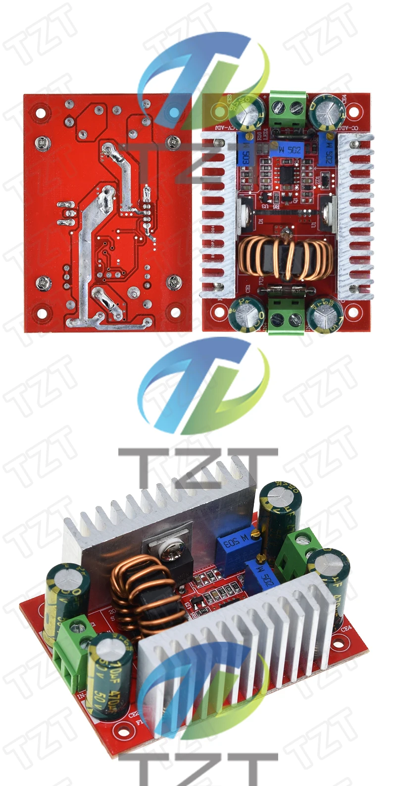 TZT DC 150W 10A Abwärtswandler Konstantstrom-Stromversorgung LED-Treiber 5-40V zu 1-36V Batterieladeregler – Detail 4