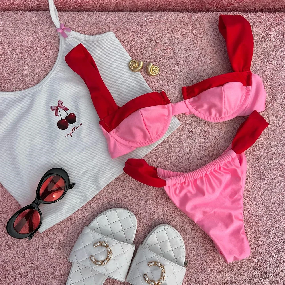 2024 Micro Bikini Set – Sexy Women’s Push-Up Swimwear