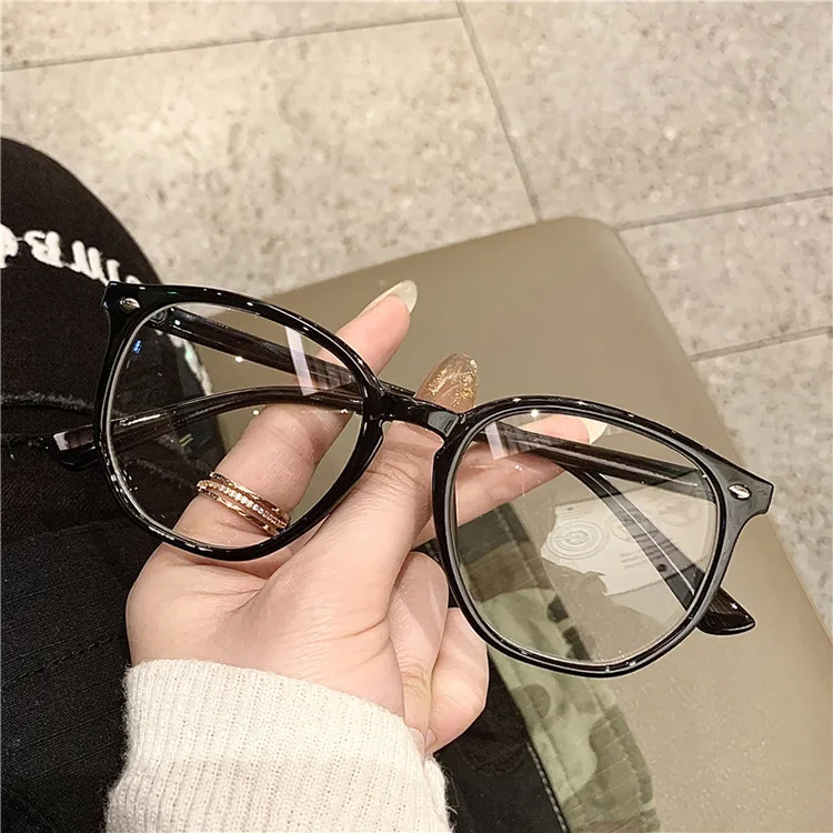 Transparente Computerbrillenfassung für Damen und Herren, Anti-Blaulicht Polygon Quadratische Brillen, Blaulichtfilter-Brille, Optische Sehhilfe – Detail 3