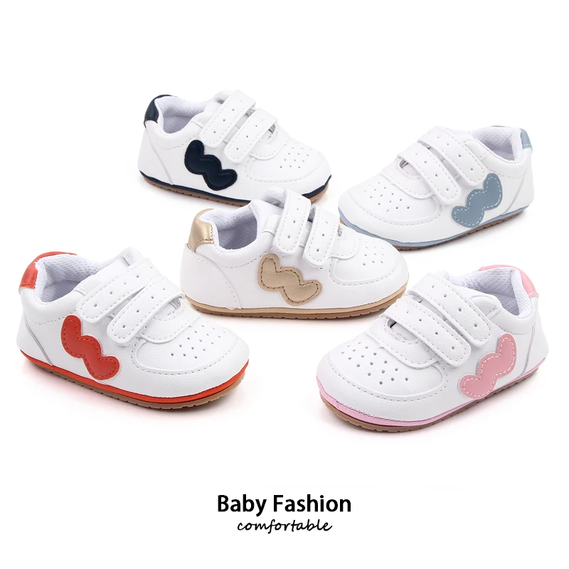 Baby Sneaker TPR Sole Anti-slip Soft PU Breathable Comfortable