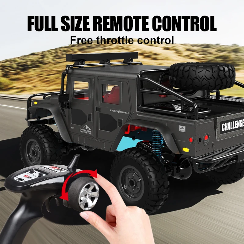 JJRC Q121 1:12 size RC car simulation Hummer truck RC CAR 4WD mountain climbing off-road high-speed car model children's toys 4