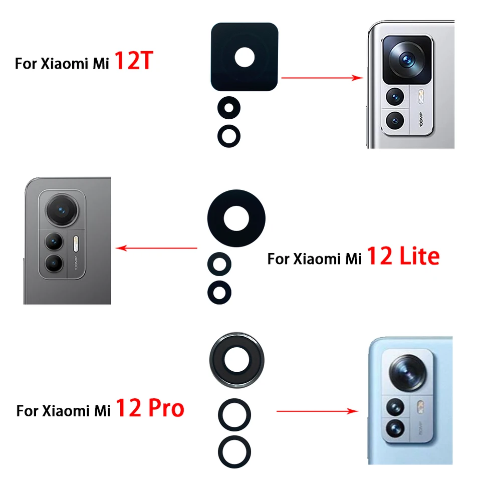 Cristal De Repuesto Para Cámara Trasera Xiaomi Redmi Note 12 Pro Plus - Incluye Adhesivo Y Herramientas