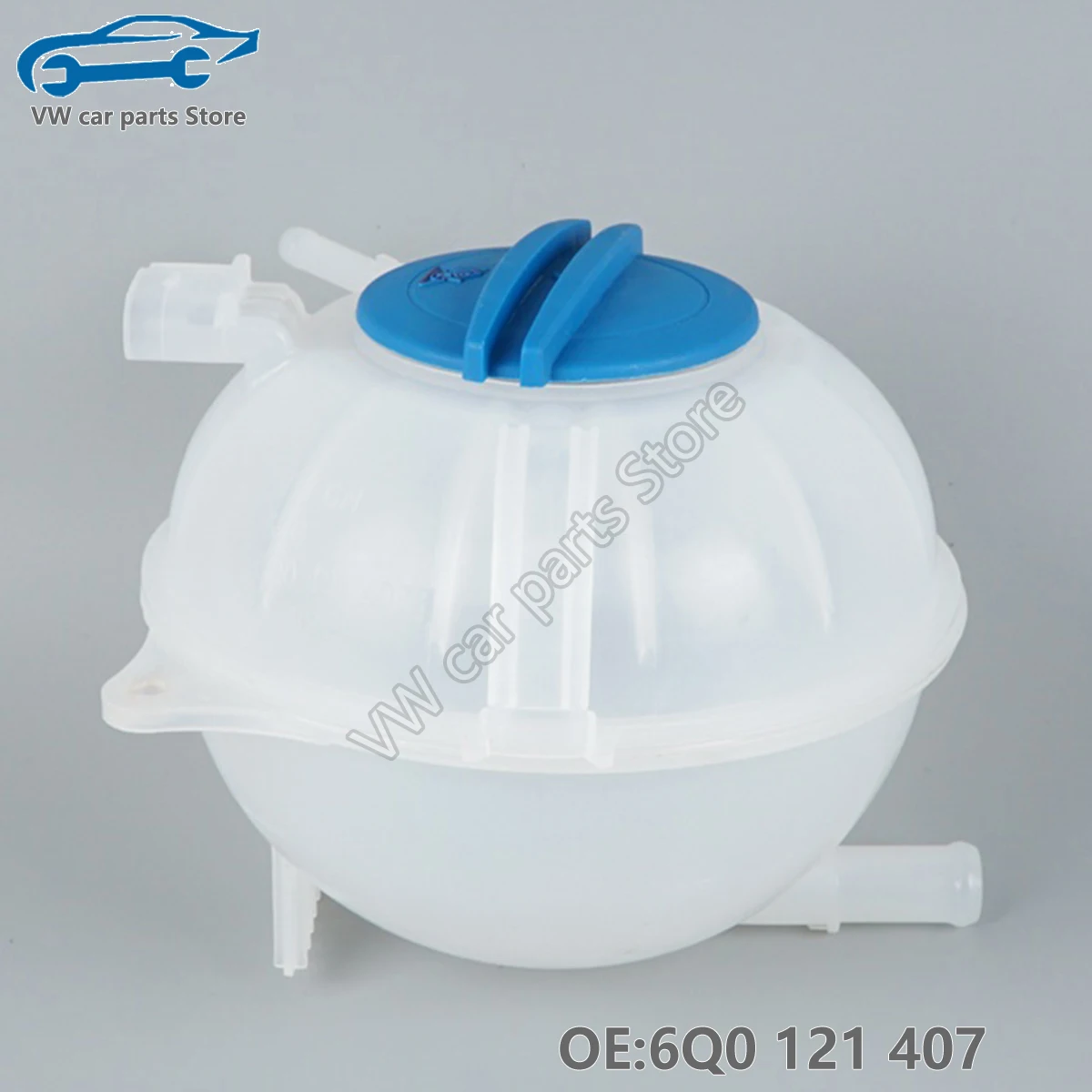 Coolant Expansion Tank 6Q0121407 Car Radiator Coolant Overflow Reservoir Expansion Recovery Tank for Audi A1 Seat Ibiza Skoda Fabia VW Polo Accessories