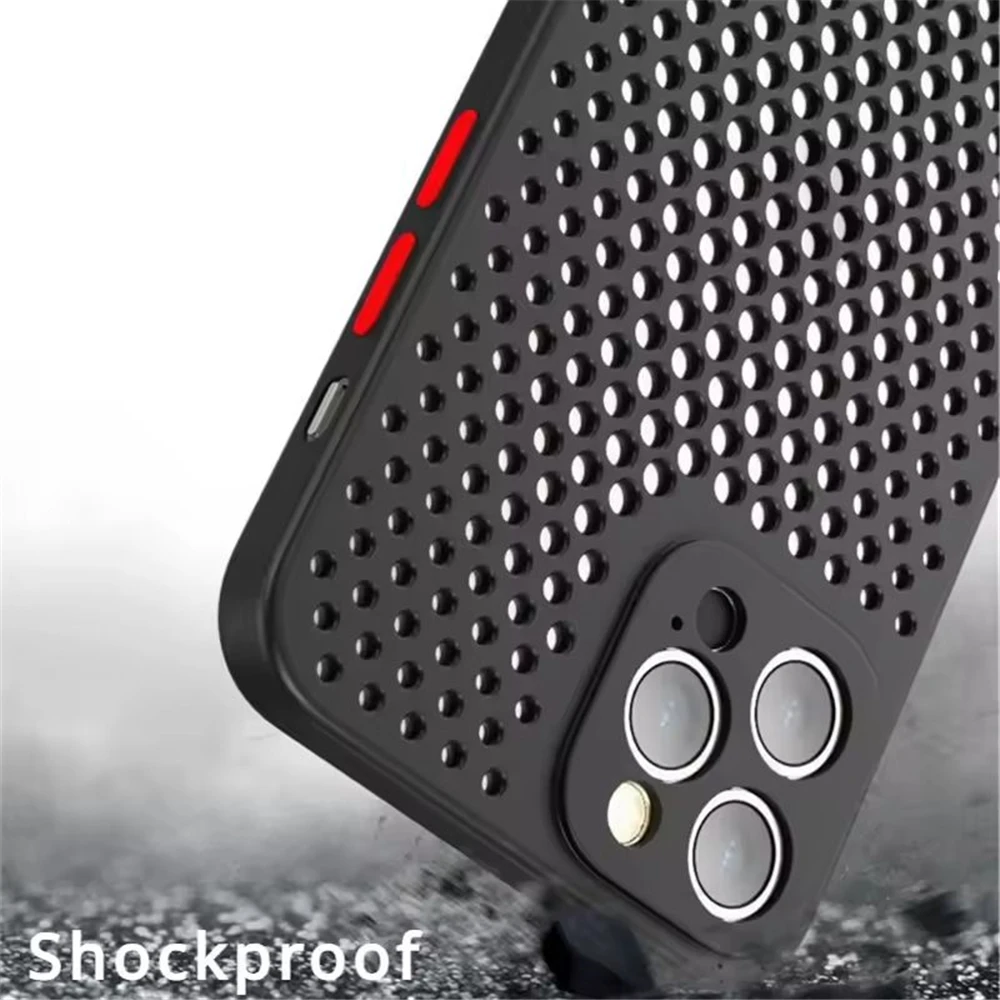 Breathable Cooling Soft Silicone Bumper Back Cover