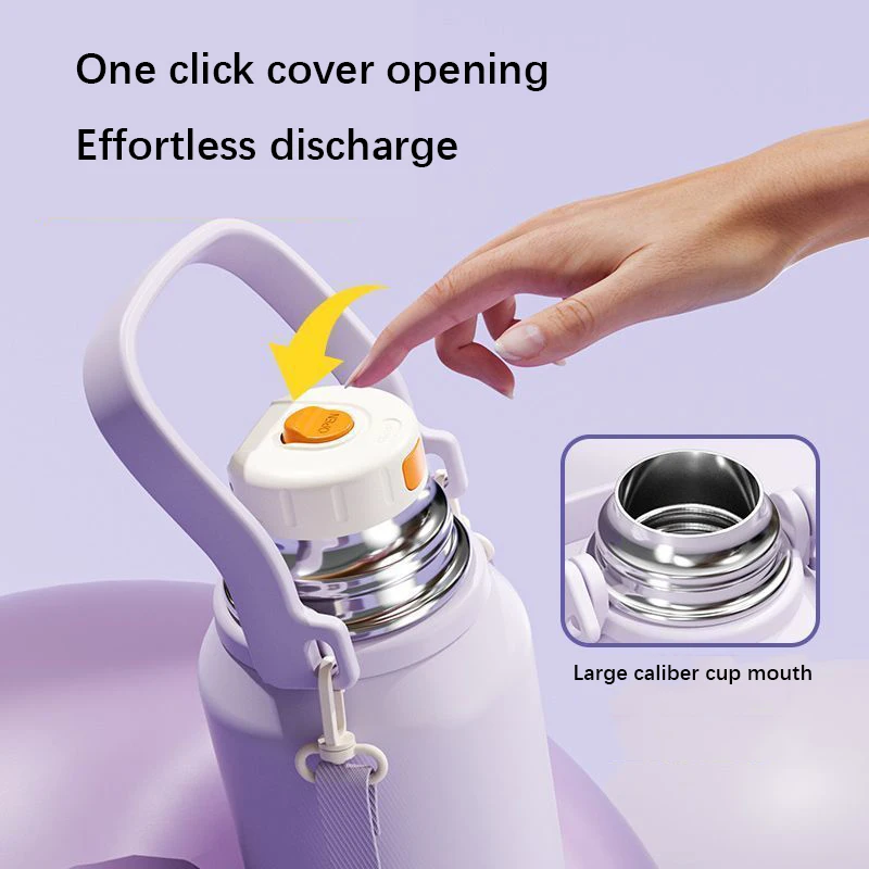 1000/1500ml Thermos Water Bottle 48 Hours Keep Warm/Cold Thermal Insulation Pot Traveling Car Insulated Cup Best Gift  Outdo_voghion.com