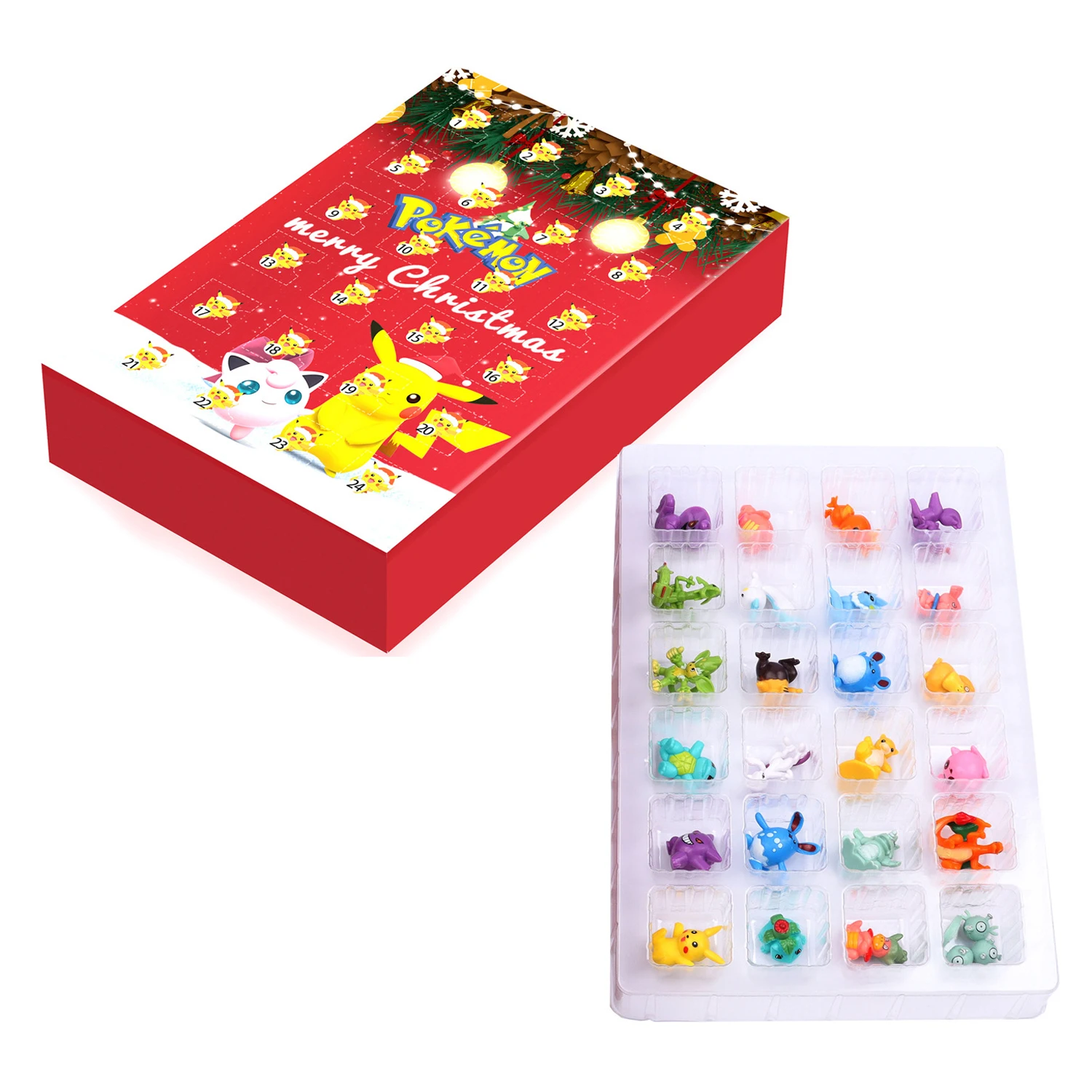 Pokemon 2023 DELUXE Holiday Exclusive 3 Advent Calendar 16 Mini Figures, 8  Accessories, Lights Sounds, Pop-Up N Play Display Jazwares - ToyWiz