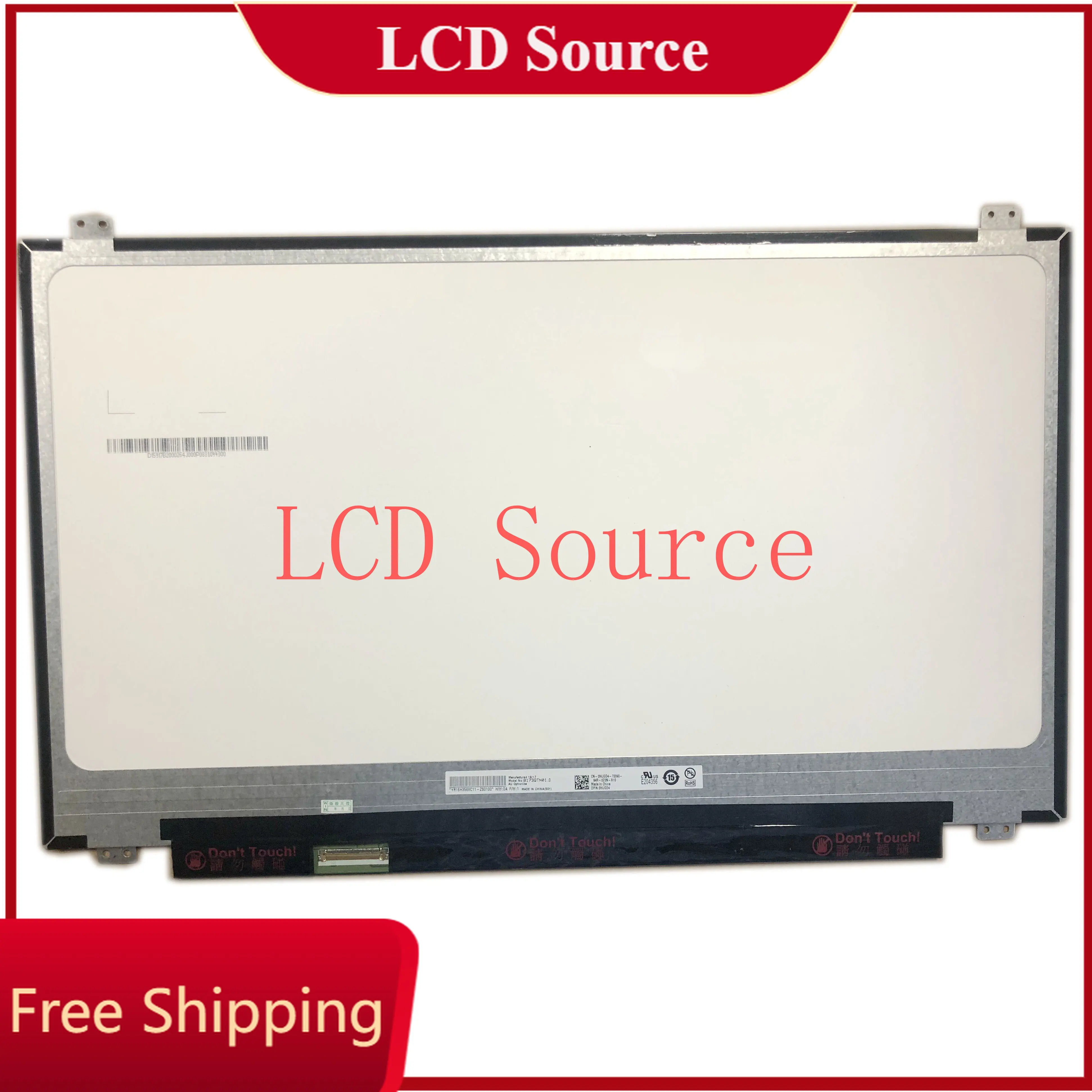 

B173QTN01.0 B173QTN01 17.3 inch EDP 40 PIN Non-Touch 3K 120HZ LCD Screen 2560x1440 Wideview Display Laptop LED Screen