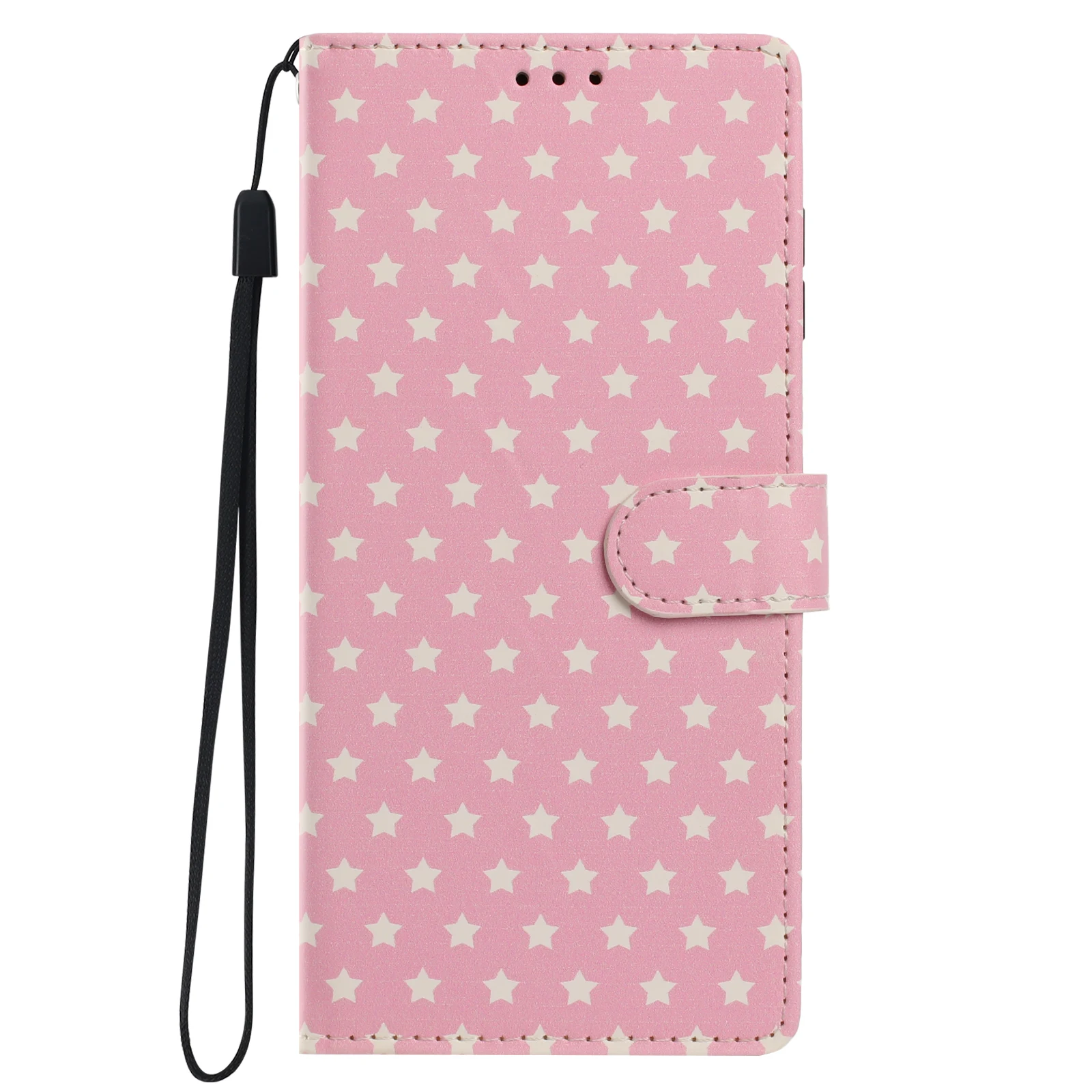 Star Leather Flip Cover Phone Case